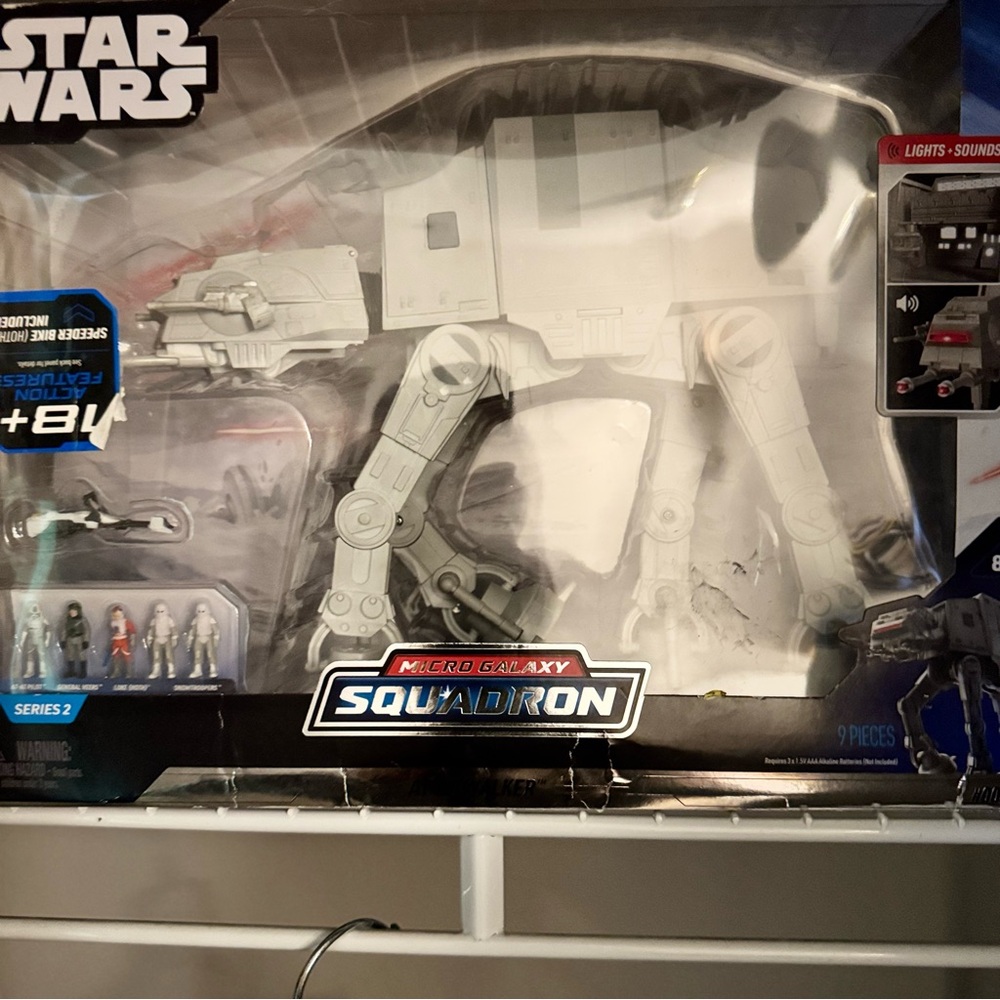 Star Wars Micro Galaxy Squadron AT-AT Walker - Gray